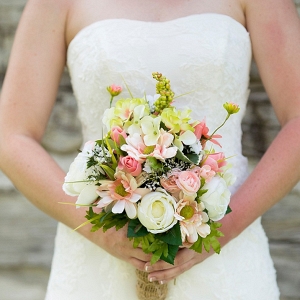 rustic wedding bouquet on The Budget Savvy Bride