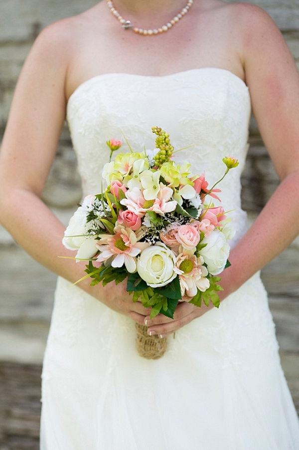 rustic wedding bouquet on The Budget Savvy Bride