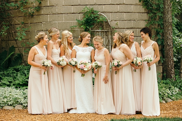 Summer Wedding in Michigan - Bride and Bridesmaids by Grant Beachy Photography