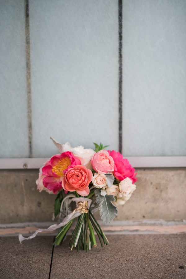 Shades of Pink Wedding Bouquet