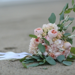 Blush and White Wedding Bouquet