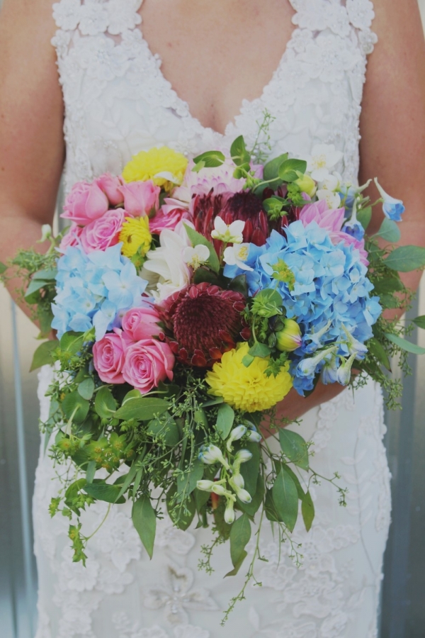 rustic+bridal+bouquet