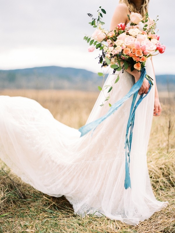 Bohemian Bridals in the Smoky Mountains, photography by Juicebeats Photography