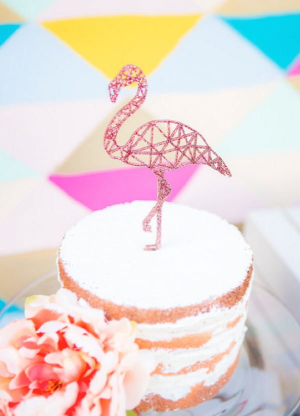 Flamingo Cake Topper