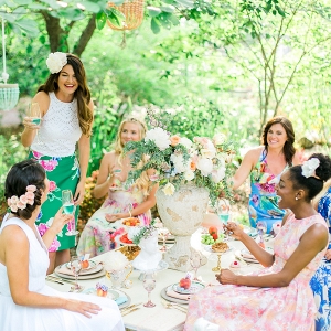 A Colorful Bridal Brunch in Charleston, SC