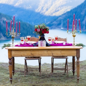 Gorgeous Lake Diablo Wedding Table Design