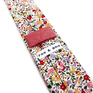 Floral Print Tie by Fox & Brie