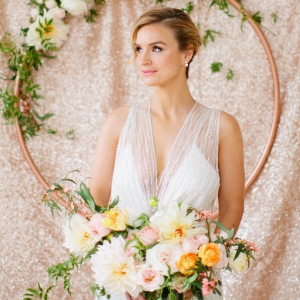 Mint Meets Rose Gold in NYC with Minted - Gorgeous bride - Betsi Ewing Photopraphy