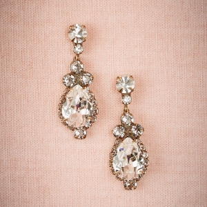 Gorgeous Swarovski crystal bridal earrings