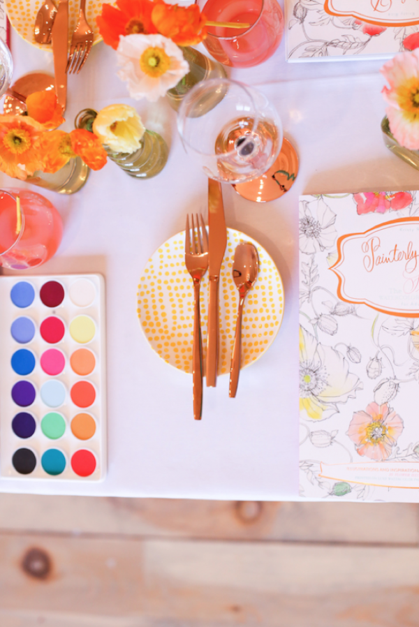 A Watercolor Inspired Party with Painterly Days