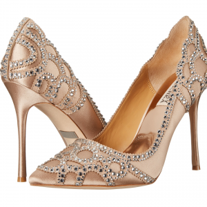 Embellished heels by Badgley Mischka 
