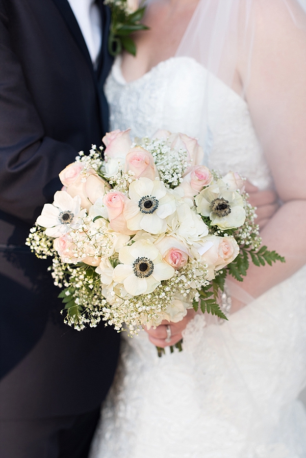 Blush Pink and White Bridal Bouquet