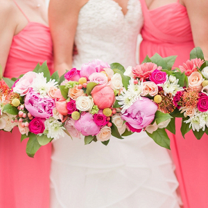 Bright Colorful Wedding Bouquets