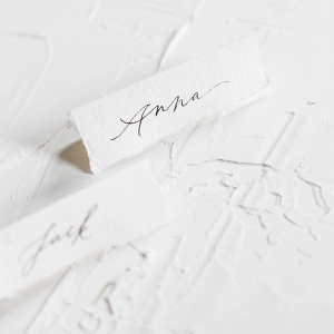 Calligraphy Wedding Name Cards