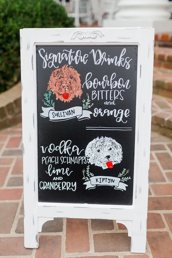 Signature Cocktail Chalkboard Sign