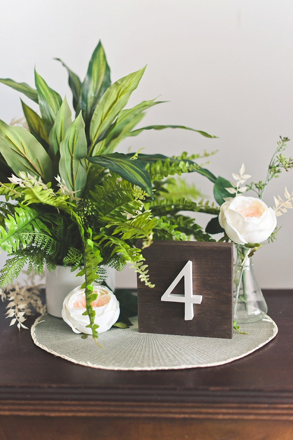 DIY Pearl Wedding Table Numbers