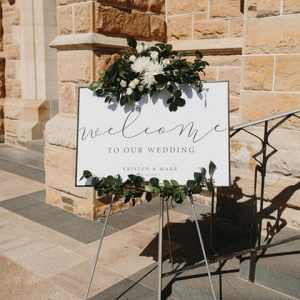 Modern Wedding Sign