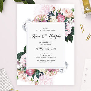 Protea Wedding Invite