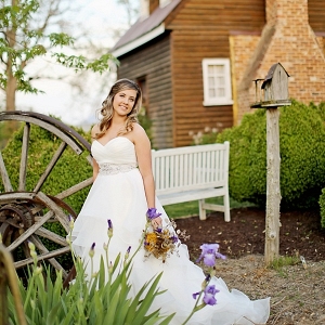 Rustic barn bride