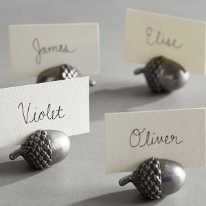 Acorn Place Card Holders