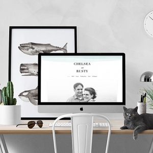Free and Beautiful Wedding Website from Minted