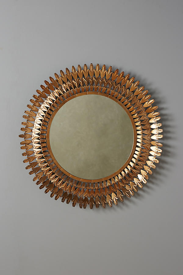 Large Round Sundial Mirror