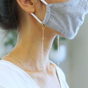Gold Face Mask Chain