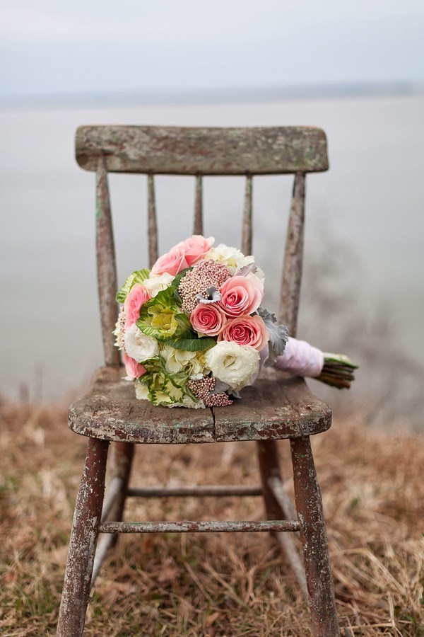 Seaside bridal bouquet