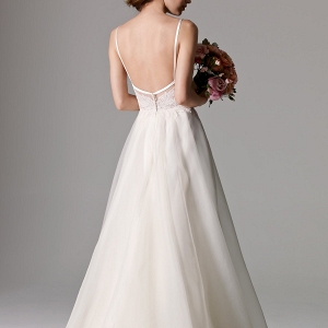Watters Kai Bridal Gown Back