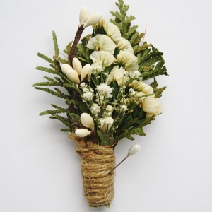 Rustic Evergreen Woodland Boutonniere