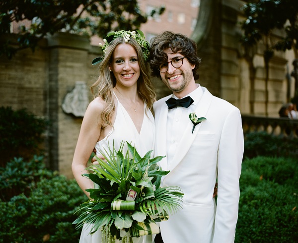Anderson House DC tropical summer wedding