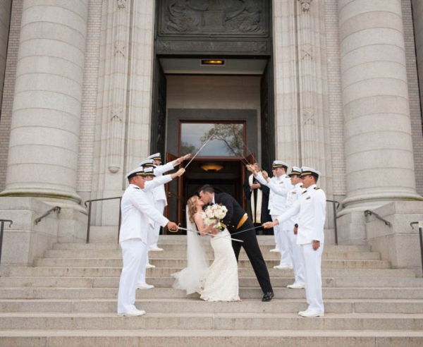 Navy wedding
