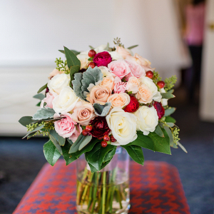 Red and pink bouquet
