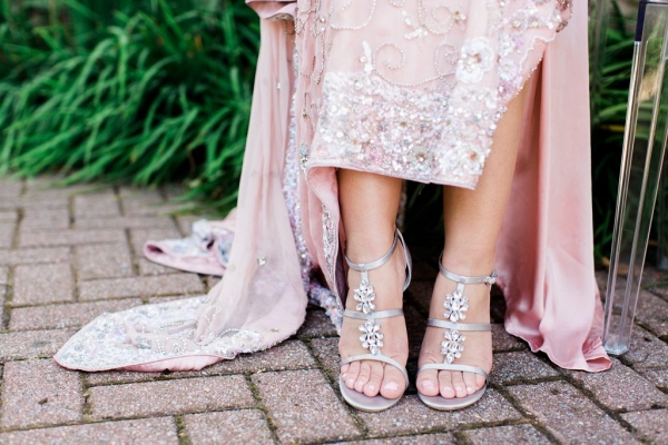 rhinestone bridal shoes
